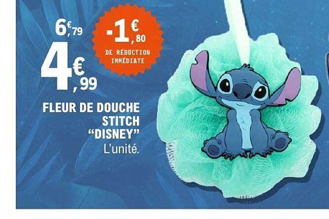 FLEUR DE DOUCHE STITCH "DISNEY"