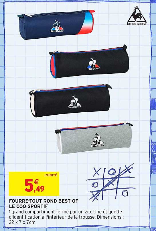FOURRE-TOUT ROND BEST OF LE COQ SPORTIF