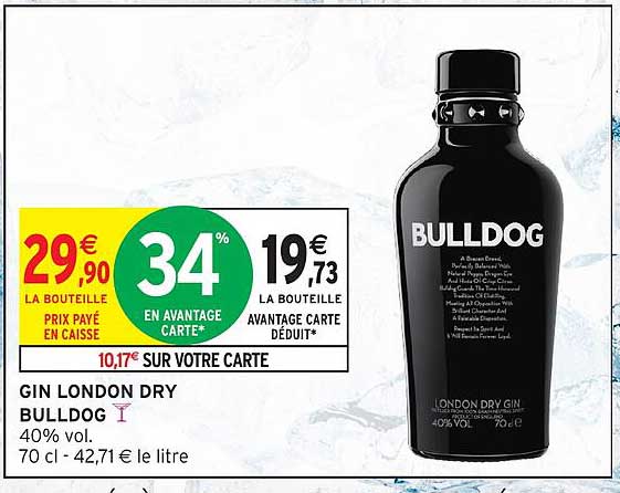 GIN LONDON DRY BULLDOG