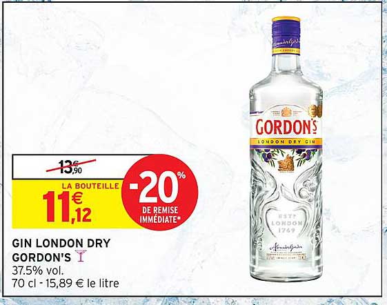 GIN LONDON DRY GORDON'S