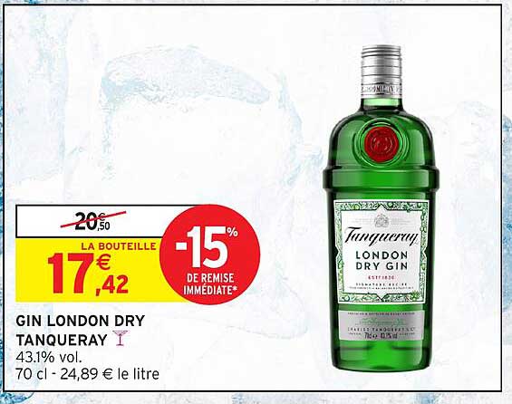 GIN LONDON DRY TANQUERAY