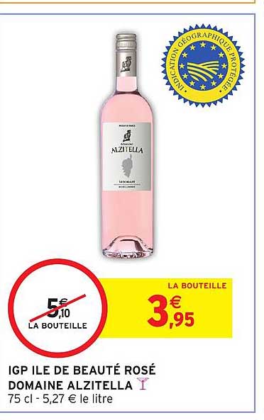 IGP ILE DE BEAUTÉ ROSÉ DOMAINE ALZITELLA