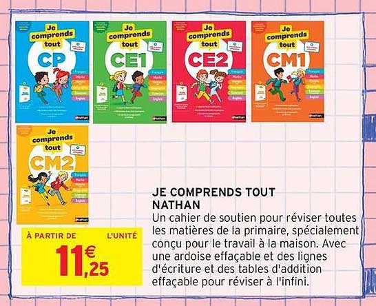 JE COMPRENDS TOUT NATHAN