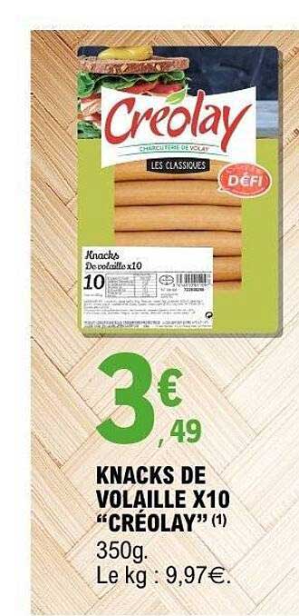 KNACKS DE VOLAILLE X10 "CRÉOLAY"