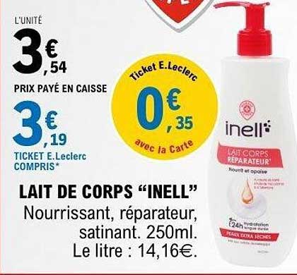LAIT DE CORPS "INELL"