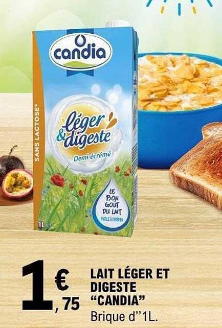 LAIT LÉGER ET DIGESTE “CANDIA”