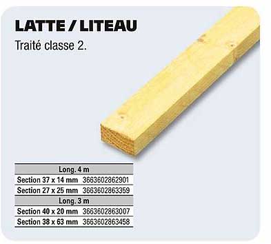 LATTE / LITEAU