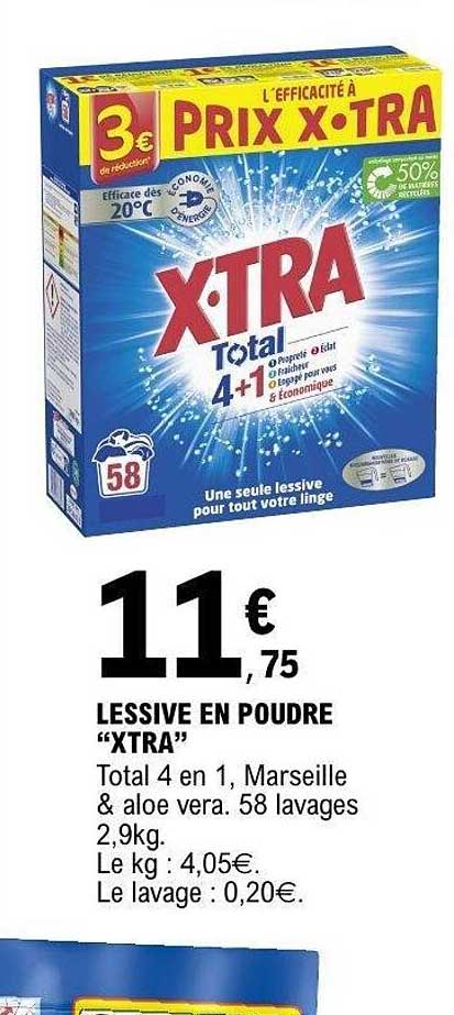 LESSIVE EN POUDRE "XTRA"