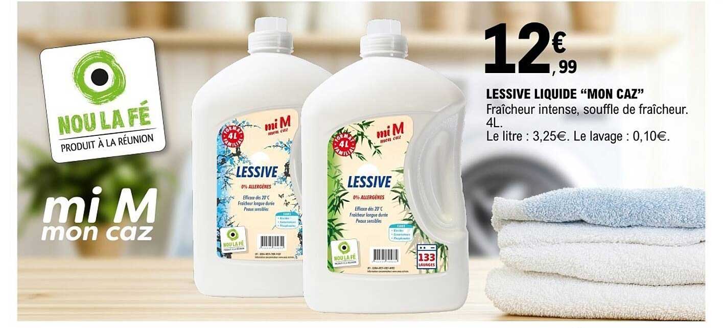 LESSIVE LIQUIDE “MON CAZ”