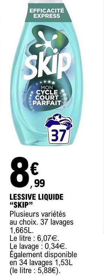 LESSIVE LIQUIDE "SKIP"