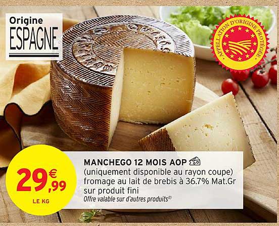 MANCHEGO 12 MOIS AOP