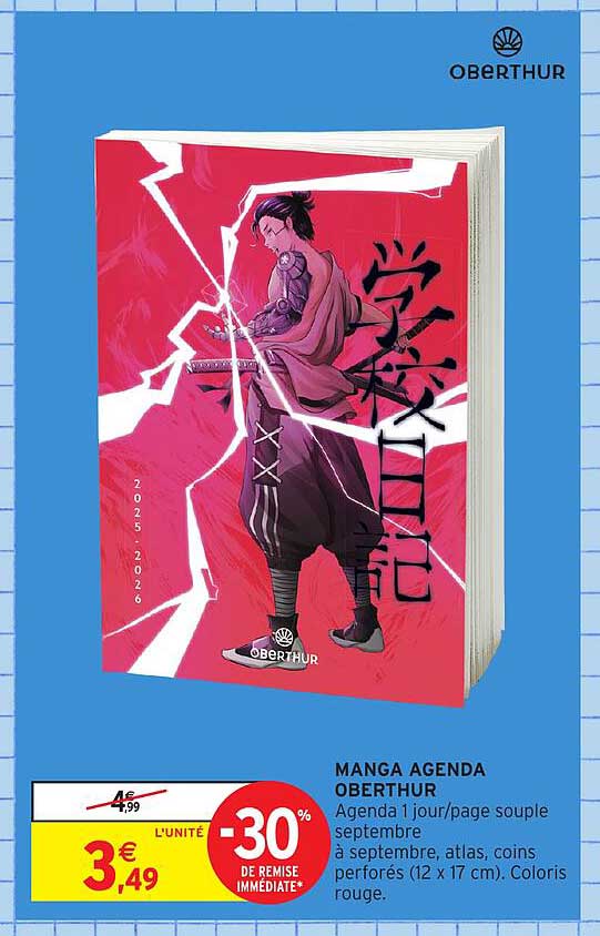 MANGA AGENDA OBERTHUR