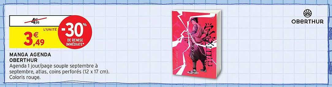 MANGA AGENDA OBERTHUR