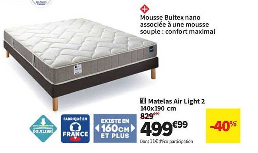 Matelas Air Light 2 140x190 cm