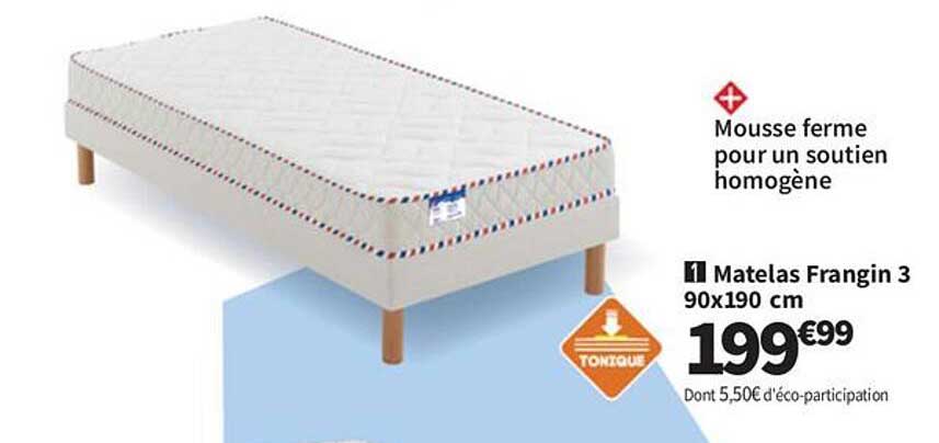 Matelas Frangin 3 90x190 cm