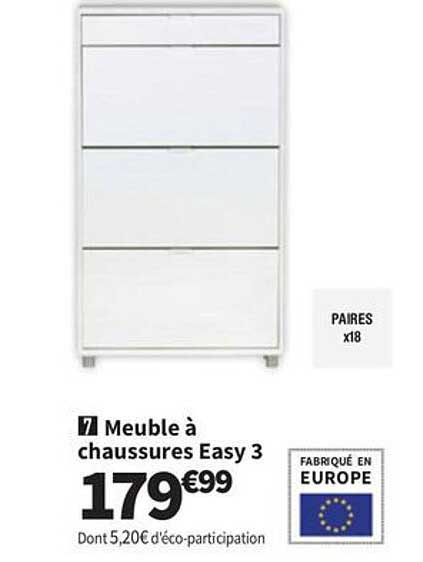 Meuble à chaussures Easy 3