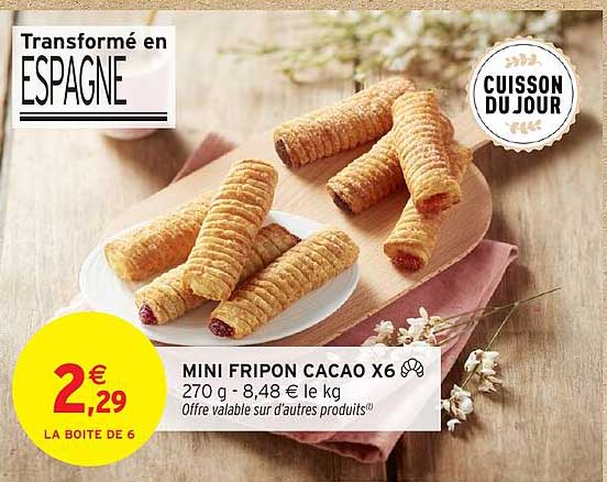 MINI FRIPON CACAO X6