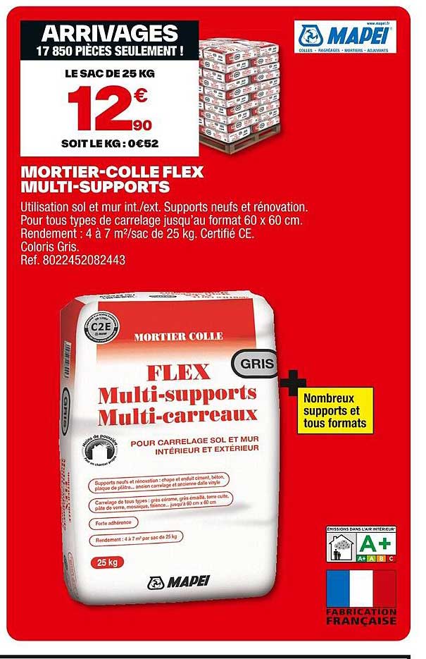 MORTIER-COLLE FLEX MULTI-SUPPORTS