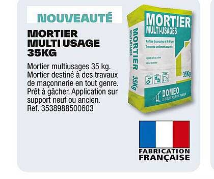 MORTIER MULTI USAGE 35KG