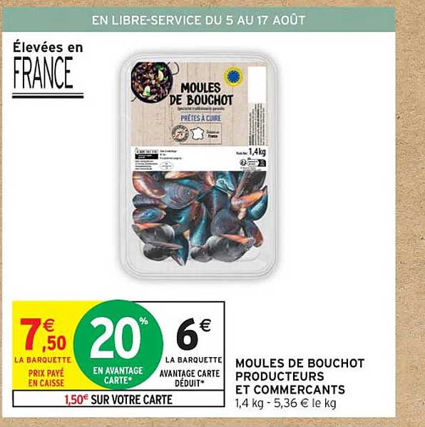 MOULES DE BOUCHOT PRODUCTEURS ET COMMERCANTS