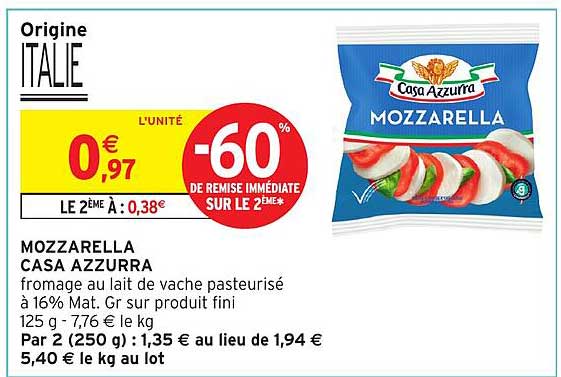 MOZZARELLA CASA AZZURRA