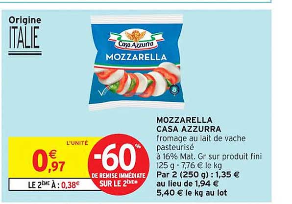 MOZZARELLA CASA AZZURRA
