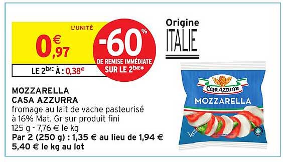 MOZZARELLA CASA AZZURRA