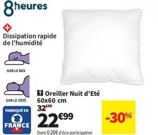 Oreiller Nuit d'Été 60x60 cm