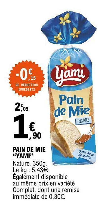 PAIN DE MIE “YAMI”
