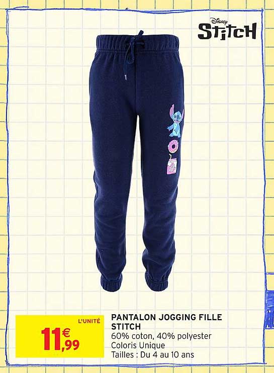 PANTALON JOGGING FILLE STITCH