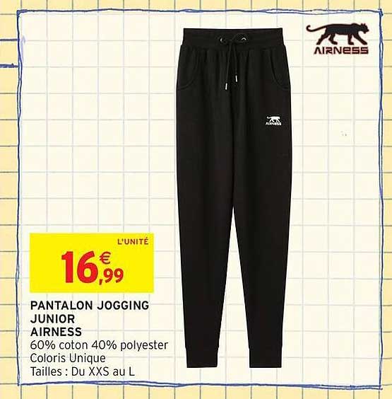 PANTALON JOGGING JUNIOR AIRNESS
