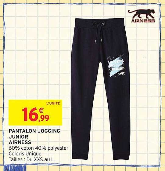 PANTALON JOGGING JUNIOR AIRNESS