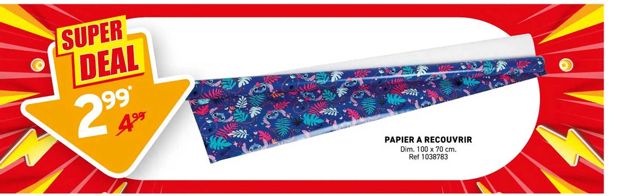 PAPIER A RECOUVRIR