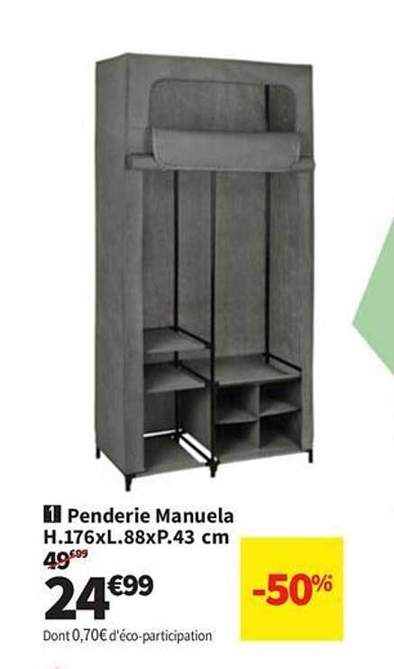 Penderie Manuela H.176xL.88xP.43 cm
