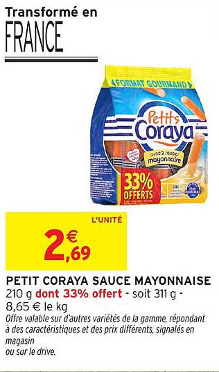 PETIT CORAYA SAUCE MAYONNAISE