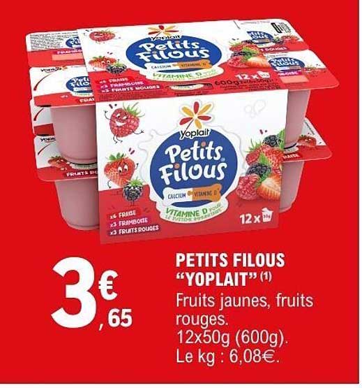 PETITS FILOUS "YOPLAIT"