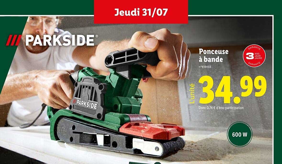 Ponceuse à bande