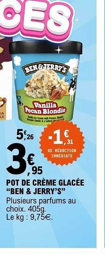 POT DE CRÈME GLACÉE "BEN & JERRY'S"