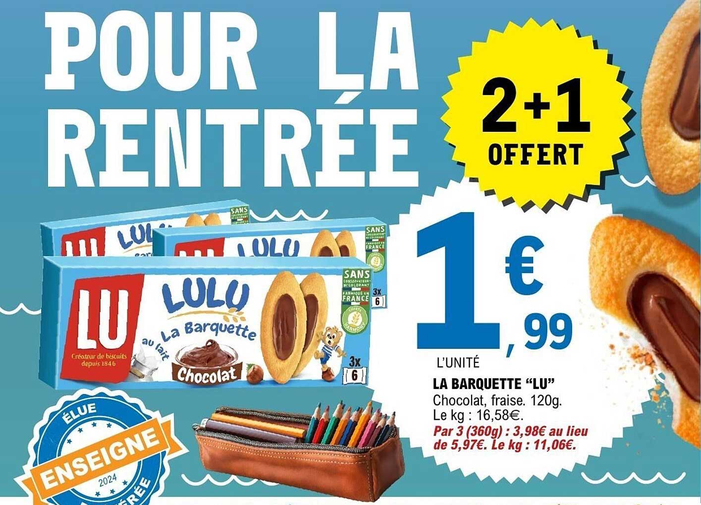 Pour la rentrée - 2+1 offert