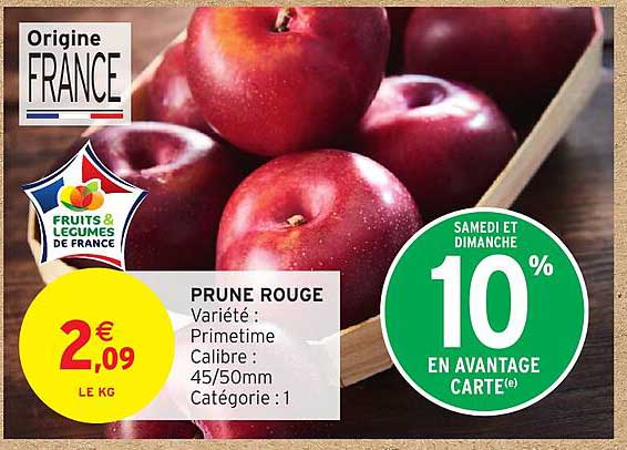 PRUNE ROUGE