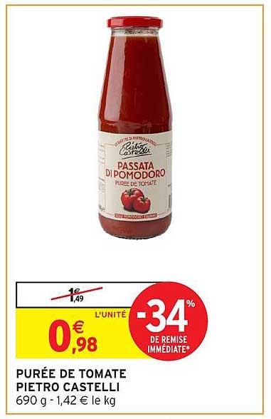 PURÉE DE TOMATE PIETRO CASTELLI