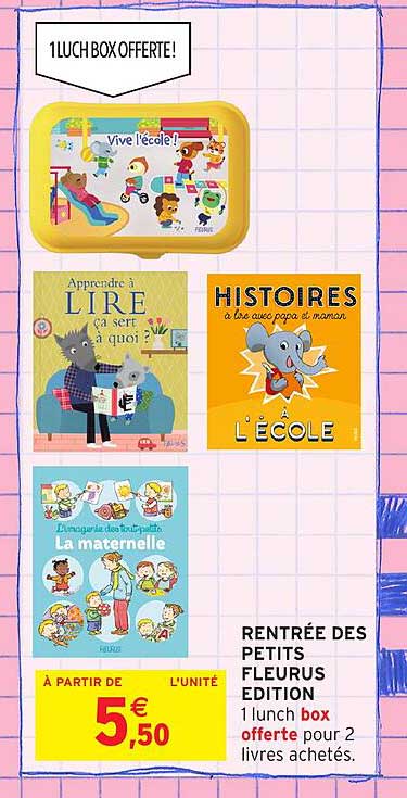 Rentrée des petits fleurs édition