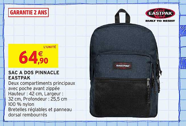 SAC A DOS PINNACLE EASTPAK