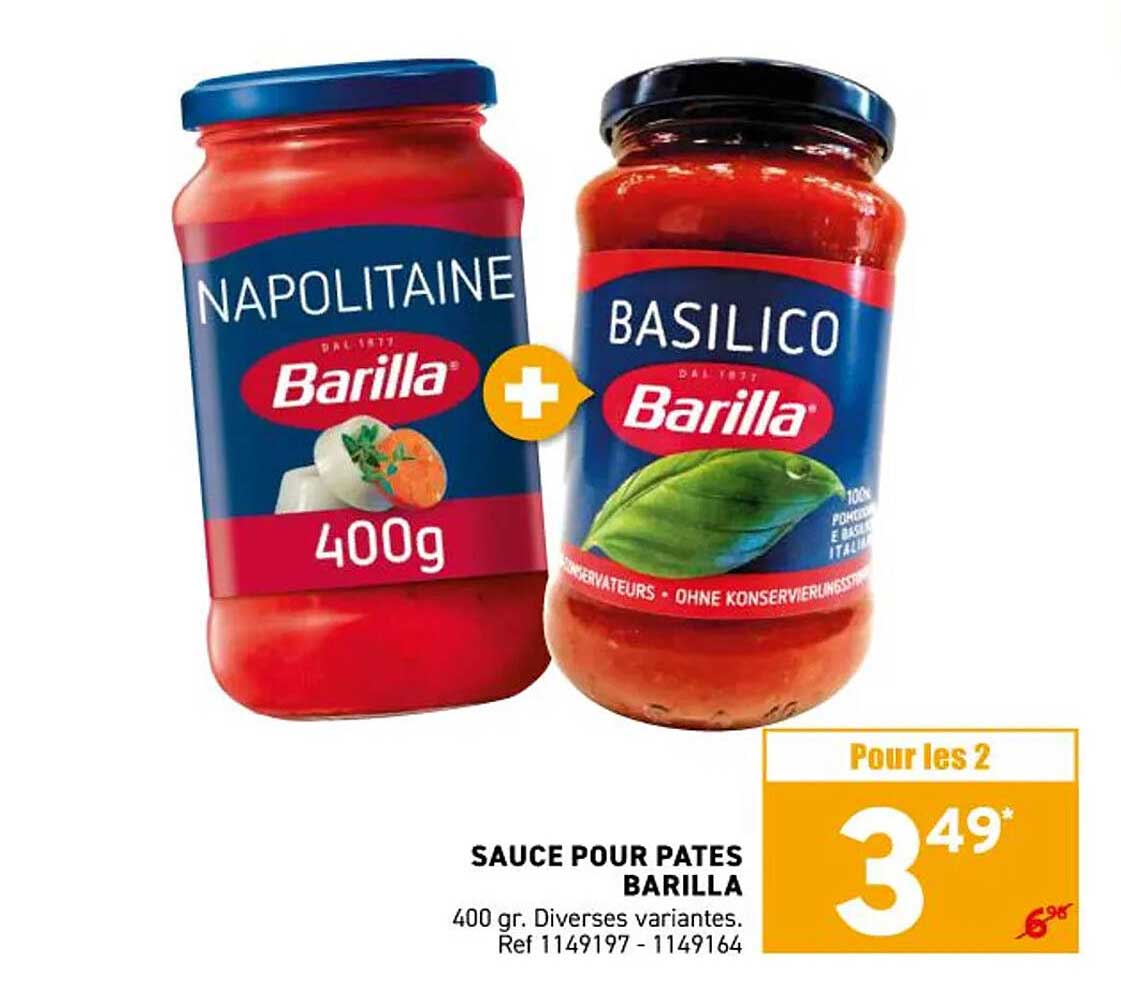 SAUCE POUR PATES BARILLA