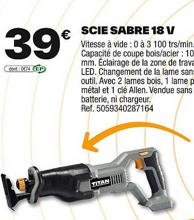 SCIE SABRE 18 V
