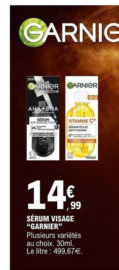 SÉRUM VISAGE "GARNIER"