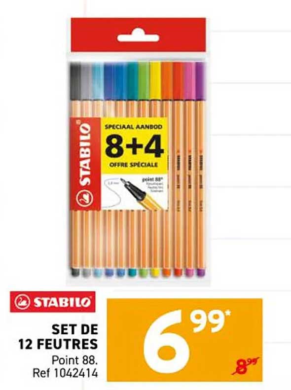 SET DE 12 FEUTRES