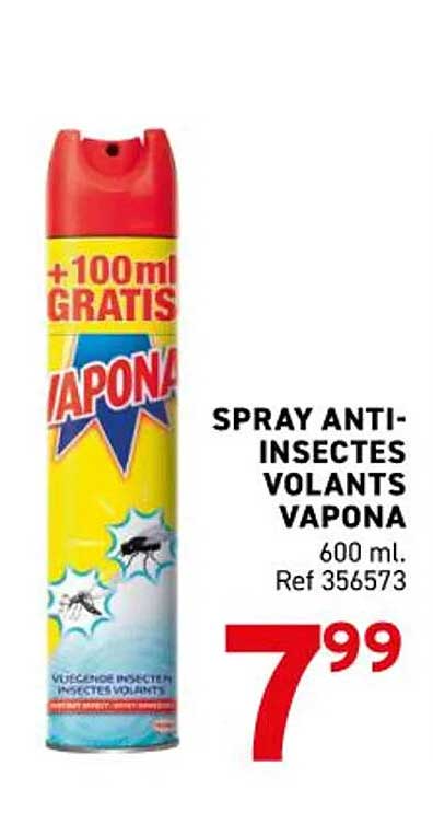 SPRY ANTI-INSECTES VOLANTS VAPONA