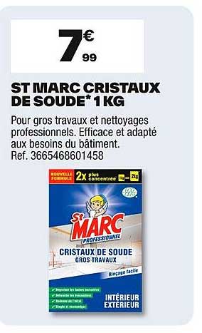 ST MARC CRISTAUX DE SOUDE* 1 KG