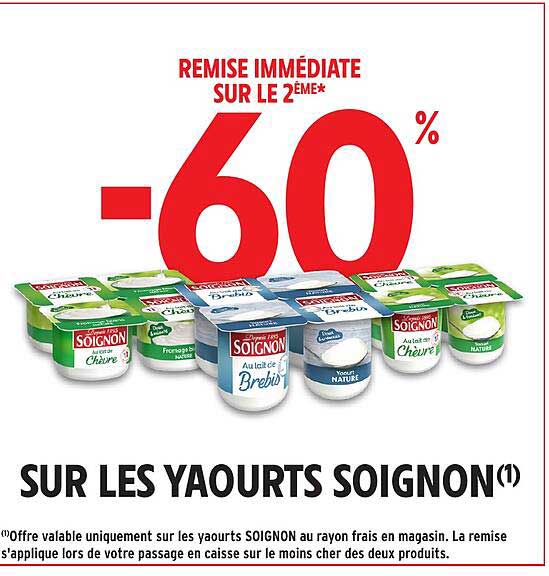SUR LES YAOURTS SOIGNON